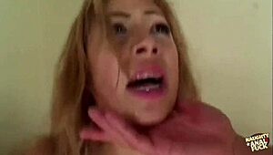 Watch Kat Scream in Ecstasy as Old Guys Double Penetrate Her Tight Holes with Cumshots!
