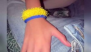 Friends Intensely Fuck Blonde Girl with Small Tits