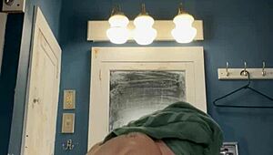 Hey, check out Ivy19921 taking a relaxing shower in this retro clip 😊