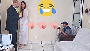 bride fucks photographer while husband waits outside 😈