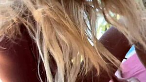 Amateur MILFs Tease Monster Cock In Summer Love