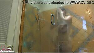 Jelena Jensen Boldly Shakes Her Perfect Tits Post-Shower