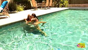 she called her lesbian friend, then they kissed outdoors with big tits