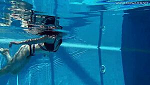 Sheril Blossom Hot Russian Underwater Adventure.