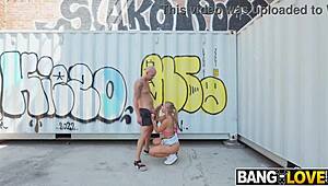 Jayla de Angelis squirts from rough public anal with Potro de Bilbao!