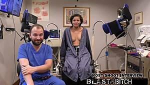 patient rebel wyatt's pussy, does the doctor blast you with cum?