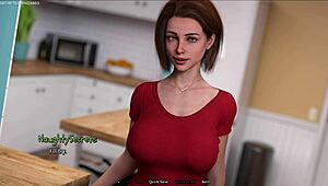 Dude Almost Gets Caught Flirting With Sexy Redhead In House Full Of Sluts - Summer Heat 04 3D Hentai Porn Game