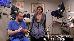 patient rebel wyatt's pussy, does the doctor blast you with cum?