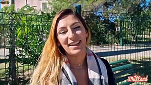 Kyara Aude And Stella Trio Share A Cock!