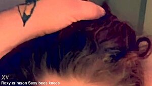 watch her smile as she gets cum on her ass from big cocks