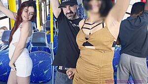 Public bus ass gozada with big butt