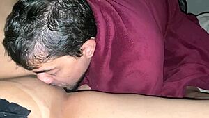 Woman visits my sister as excuse, reveals big clit in homemade fitness session