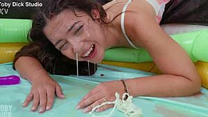 Nuria Millan in intense anal scene