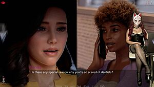 Ms. Denvers In Stockings And Corset