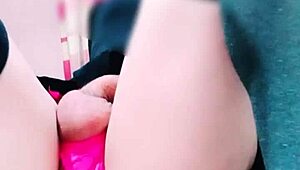 I'm rubyqueen, a young ladyboy getting anal penetration and masturbation