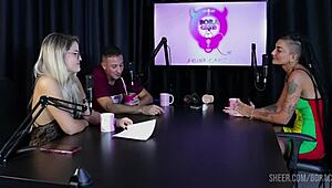 Compilation of Caroleta Roots on Bora Cast with Bruna Carlos - Part 2, Watch on Sheer Red