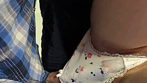 Wtf, a stranger's dick penetrated my panties in the japanese subway train!