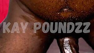 Black Exhibitionist Hot Guy Masturbates To Porn, Achieves Huge Orgasm And Cumshot In HD!