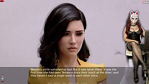 Ms. Denvers In Stockings And Corset