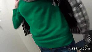 perfect czech teen tempted in mall gets anal reamed in pov