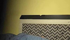 Mother-In-Law Rips Clothes, Teases With Natural Tits, Masturbates Alone In Homemade Striptease