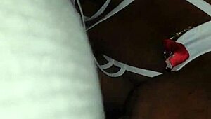 my girlfriend is sucking dick from our friend, she's horny for that black cock