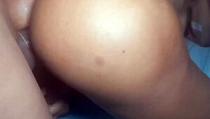 Transsexual roommate gets assfucked and cum in mouth