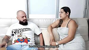 Sexy Girl Boldly Sucks Brother-In-Law's Dick and Lets Him Cum in Mouth