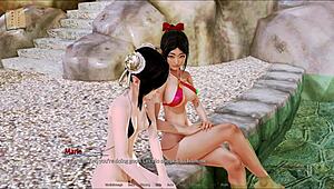 i explore the harem hotel in this game update