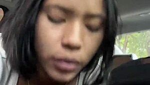 i suck the driver's huge dick to pay for the trip - amateur couple - nysdel