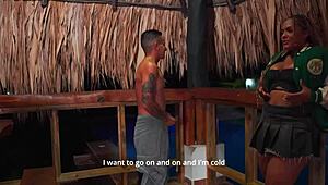 ebony milf stepmom has interracial sex with son's best friend in public carla morelli and dani clark