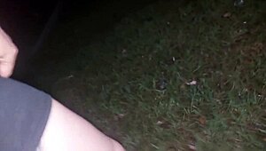 Brazilian Babe Flashes After Party Roadside Encounter