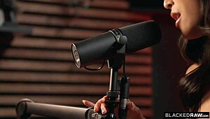 Emiri Momota, sultry podcaster, rides and sucks BBC from stranger.