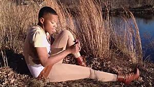 I can't get enough of this sexy red slut sucking my big cock 😍