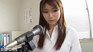 Intense cum in mouth in Tokyo office