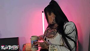 busty inked ashley cumstar spew piss ass fisted piss drinking roughly fucked vaginal creampie