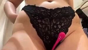 i fingered her pussy in public with big tits close-up