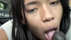 i suck the driver's huge dick to pay for the trip - amateur couple - nysdel