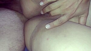 you know, on our first dates karina's playing with her lover's ass, fingering deep without condoms while hubby films the bbw action