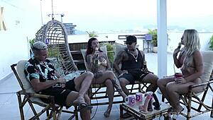 Couple kobra feels orgasm in bora cast.