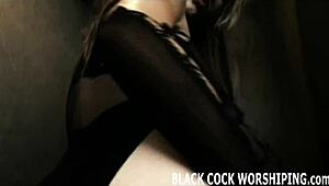 Big Black Cock Fills Me Completely