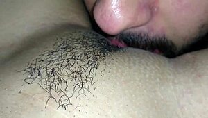 sucking that swollen big pussy so good