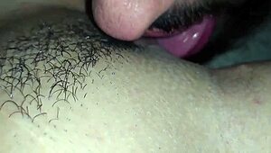 sucking that swollen big pussy so good