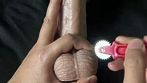 Latina Brunette Dominates You to Eat Your Cum with Toys