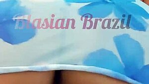 Lina Nakamura Twerks Big Ass on Cock to Funk