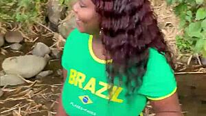 I helped a stranger, and she wanted sex in the forest; we almost got caught