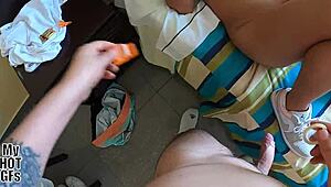 Homemade POV with Petite Prostitute and Underwear Scene
