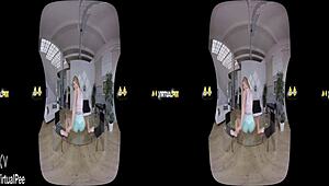 Blonde Chrissy Fox Enters Virtual Piss Realm