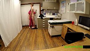 Pre-employment physical with spreading and humiliation.