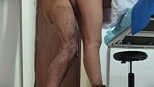 Hidden camera captures mexican doctor nataly getting fucked at work